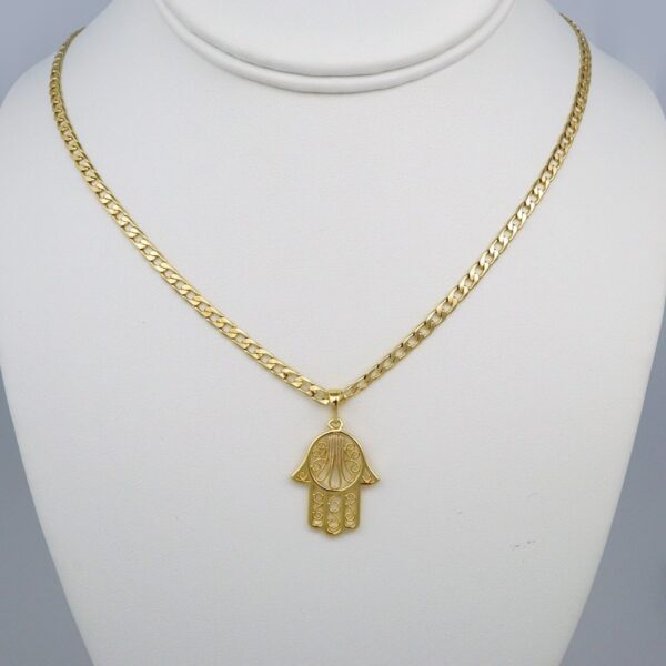 Cadenas & Colgantes/ Chain W/  Pendants/  14K Real Color/   Zircon Stone/  3mm x 45cm// SET429