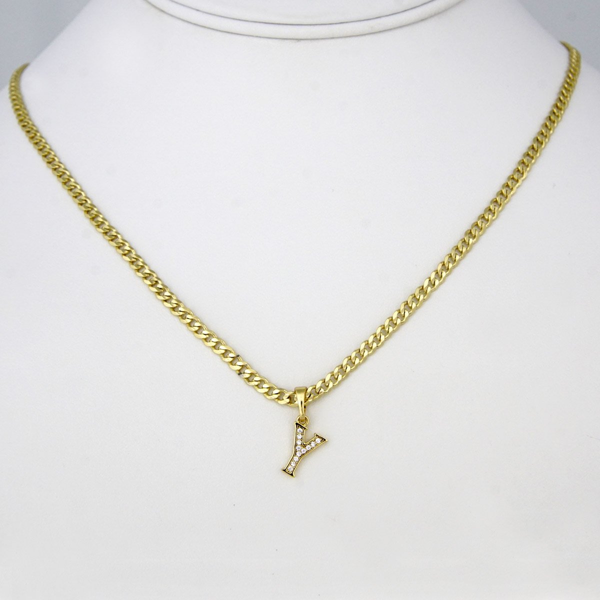 Cadenas & Colgantes/ Chain W/Pendants / 14K Real Color/ Zircon Stone/ 2mm X 45cm// SET46