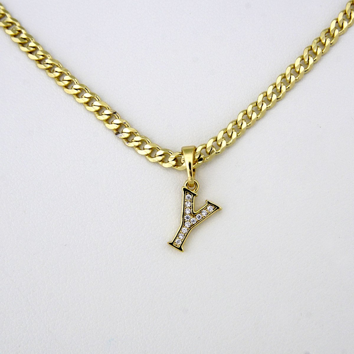 Cadenas & Colgantes/ Chain W/Pendants / 14K Real Color/ Zircon Stone/ 2mm X 45cm// SET46 - Image 2