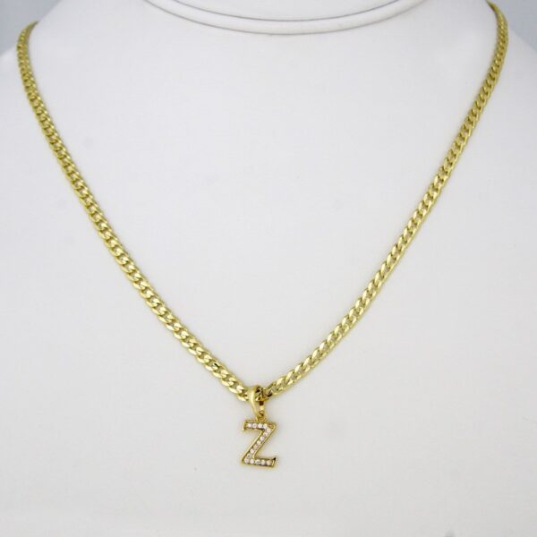 Cadenas & Colgantes/ Chain W/Pendants / 14K Real Color/ Zircon Stone/ 2mm X 45cm /// SET47