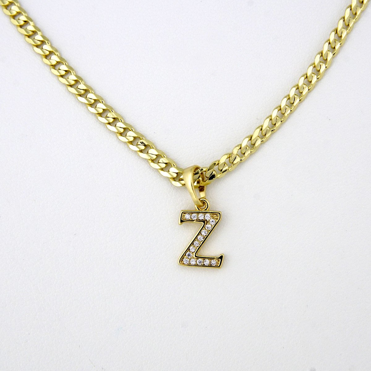 Cadenas & Colgantes/ Chain W/Pendants / 14K Real Color/ Zircon Stone/ 2mm X 45cm /// SET47 - Image 2