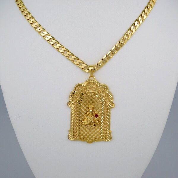 Cadenas & Colgantes/ Chain Men/Pendants/  14K Real Color/  Plain/  6mm x60cm/ Santa Barbara// SET480