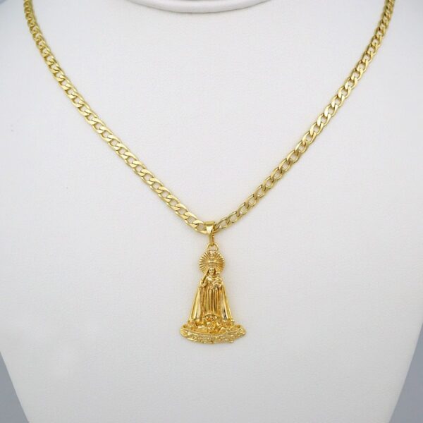 Cadenas & Colgantes/ Chain/Pendants /14K Real Color/Zircon Stone/ 3mmx45cm-60cm// SET488