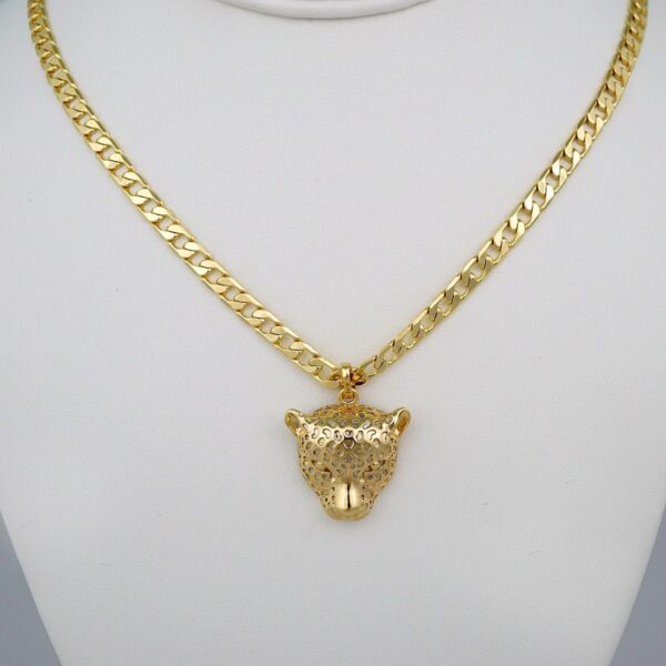 Cadenas & Colgantes/ Chain W/Pendants /14K Real Color/Zircon Stone/ 6mmx45cm// SET491