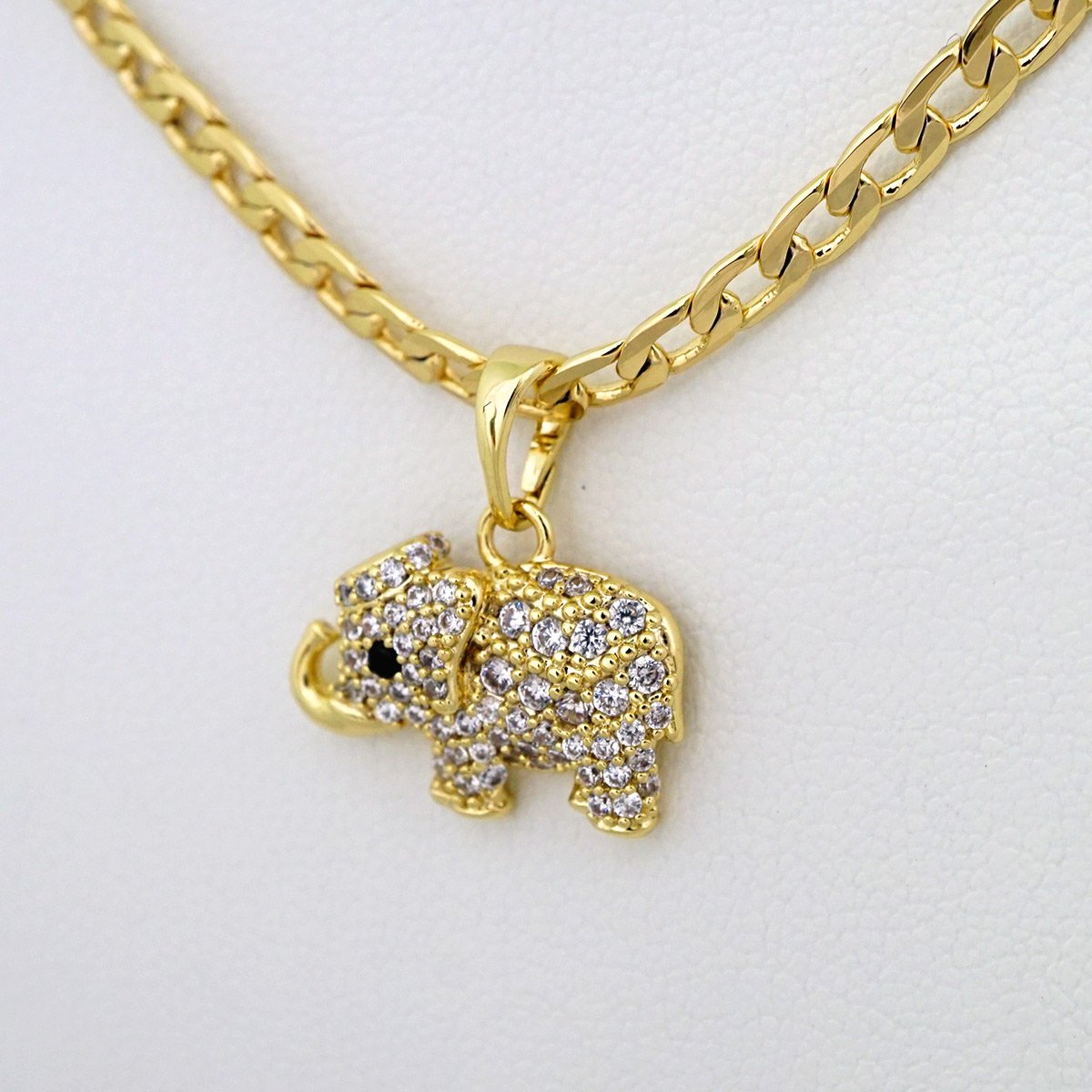 Cadenas & Colgantes/ Chain /Pendants / 14K Real Color/ Zircon Stone/ 3mmx45cm// SET523 - Image 2