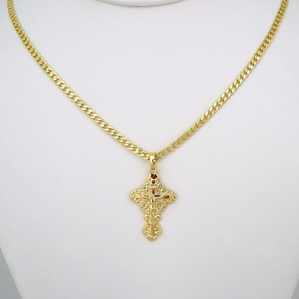 Cadenas & Colgantes/ Chain /Pendants / 14K Real Color/ Zircon Stone/ 3mmx45cm// SET526