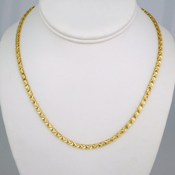 Cadenas / Chain W/Pendants /14K Real Color/Zircon Stone/ 3mmx45cm// SET558