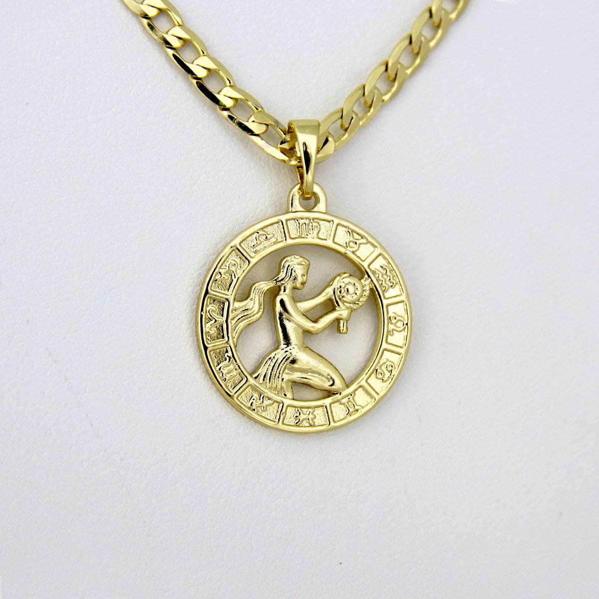 Cadenas & Colgantes/ Chain W/Pendants / 14K Real Color/ 3mm X 45cm FREE SHIPPING OVER $50.00 DOLLAR PURCHASE///SET56 - Image 2