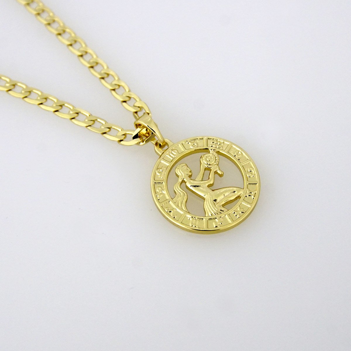 Cadenas & Colgantes/ Chain W/Pendants / 14K Real Color/ 3mm X 45cm FREE SHIPPING OVER $50.00 DOLLAR PURCHASE///SET56 - Image 4