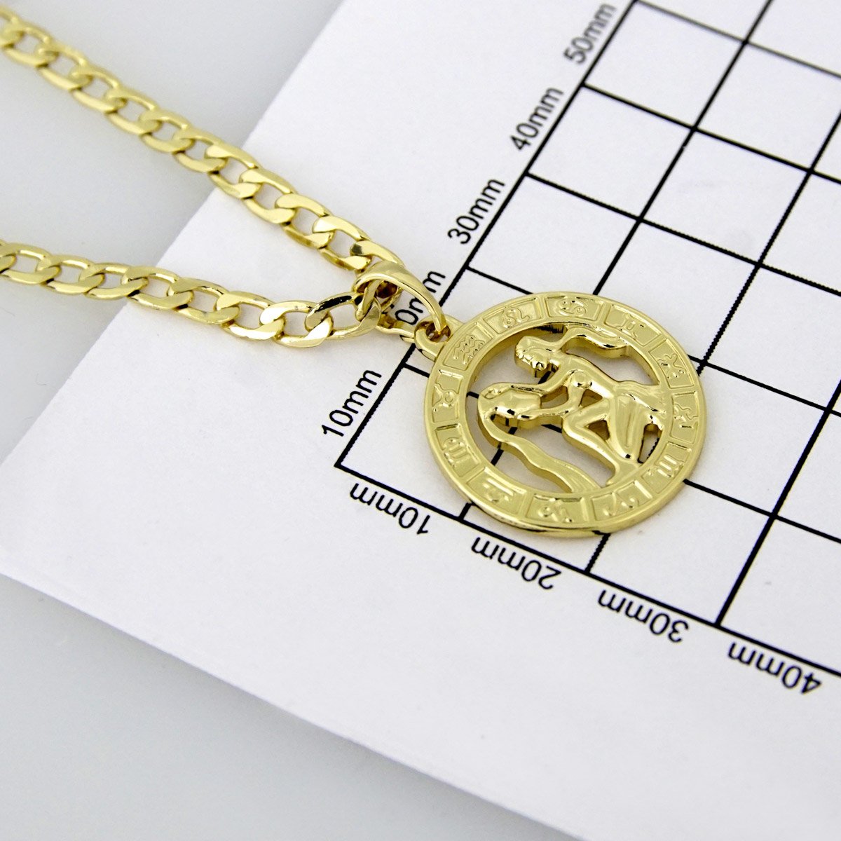 Cadenas & Colgantes/ Chain W/Pendants / 14K Real Color/ 3mm X 45cm///SET57 - Image 5