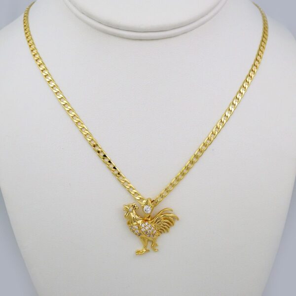 Cadenas & Colgantes/ Chain /Pendants /  14K Real Color/  Zircon Stone/  3mmx60cm// SET571