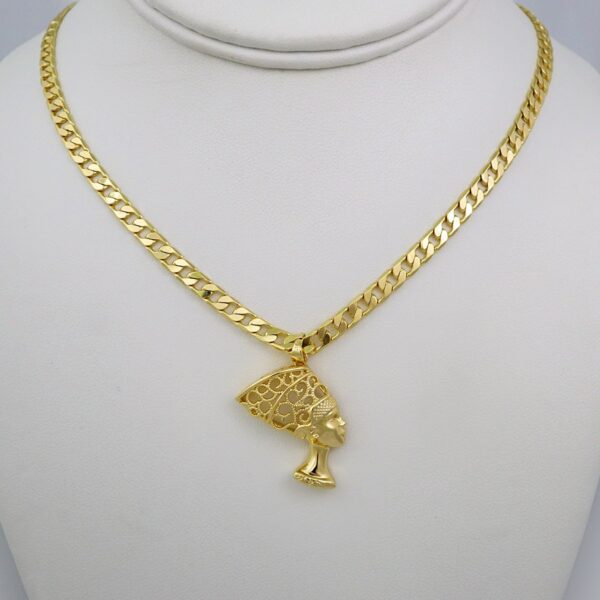 Cadenas & Colgantes/ Chain W/Pendants /  14K Real Color/  Zircon Stone/  6mmx45cm// SET578
