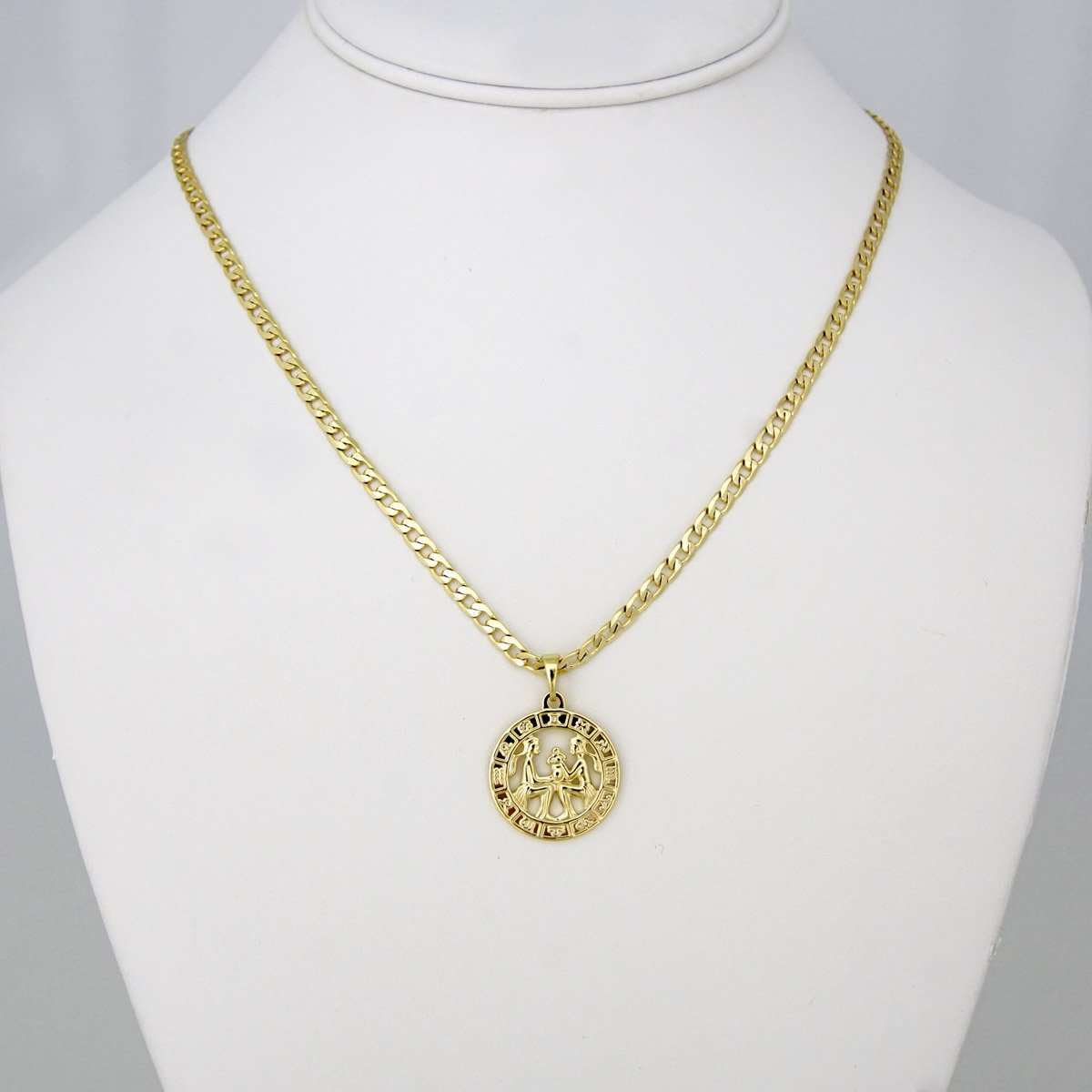 Cadenas & Colgantes/ Chain W/Pendants / 14K Real Color/ 3mm X 45cm FREE SHIPPING OVER $50.00 DOLLAR PURCHASE///SET61