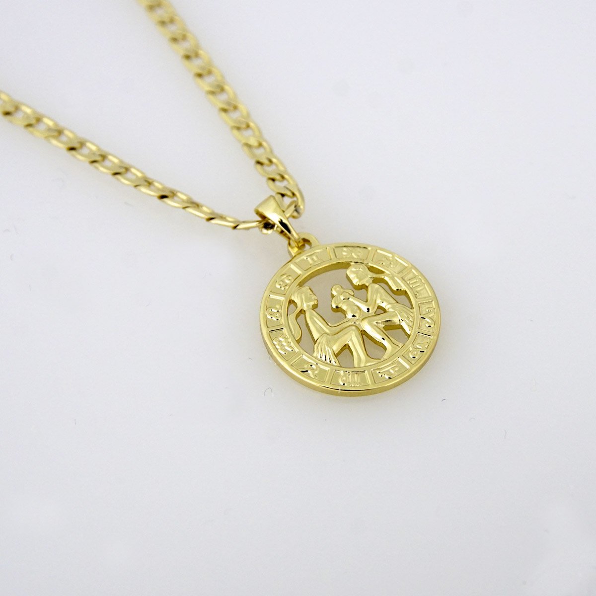 Cadenas & Colgantes/ Chain W/Pendants / 14K Real Color/ 3mm X 45cm FREE SHIPPING OVER $50.00 DOLLAR PURCHASE///SET61 - Image 3