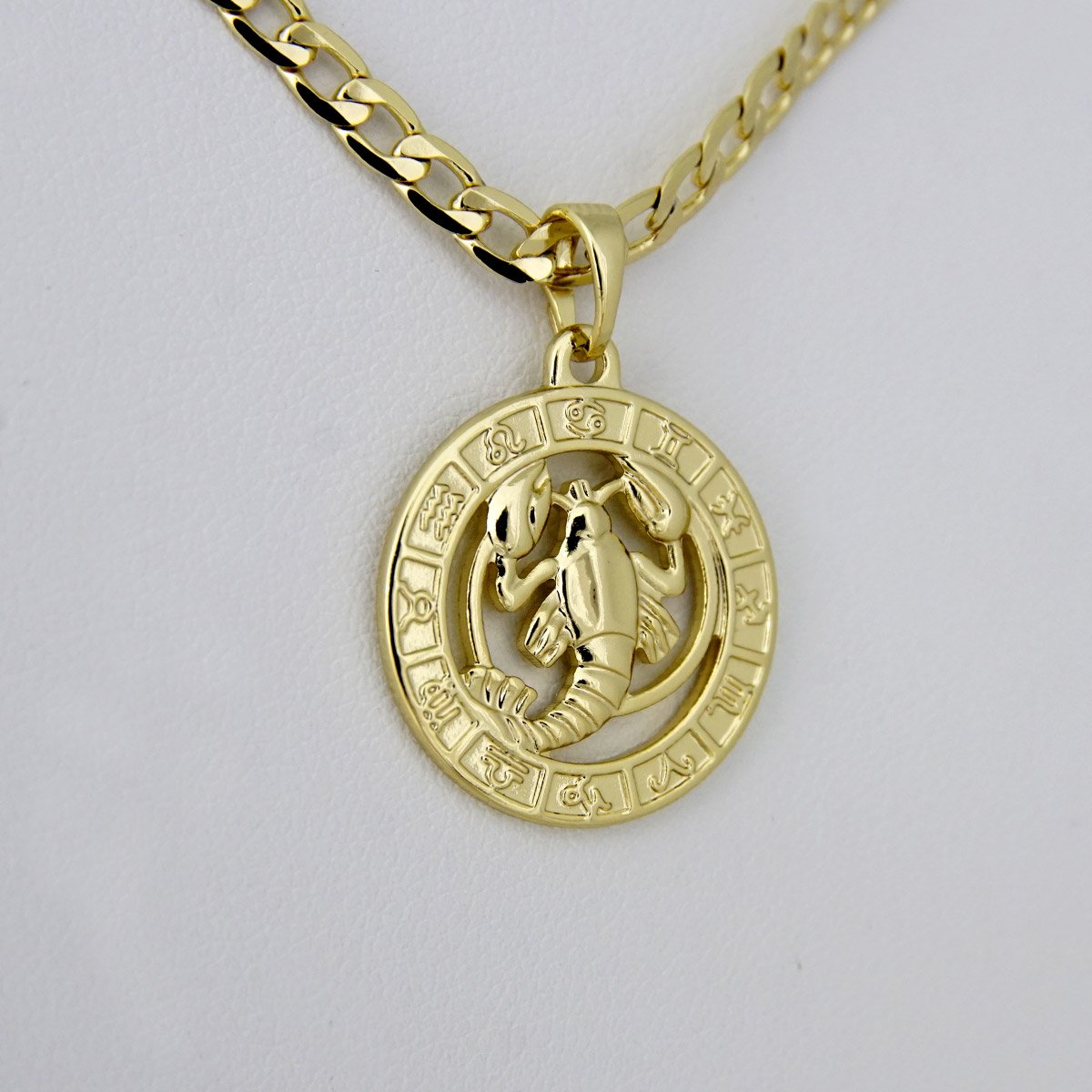 Cadenas & Colgantes/ Chain W/Pendants / 14K Real Color/ 3mm X 45cm FREE SHIPPING OVER $50.00 DOLLAR PURCHASE///SET62 - Image 2