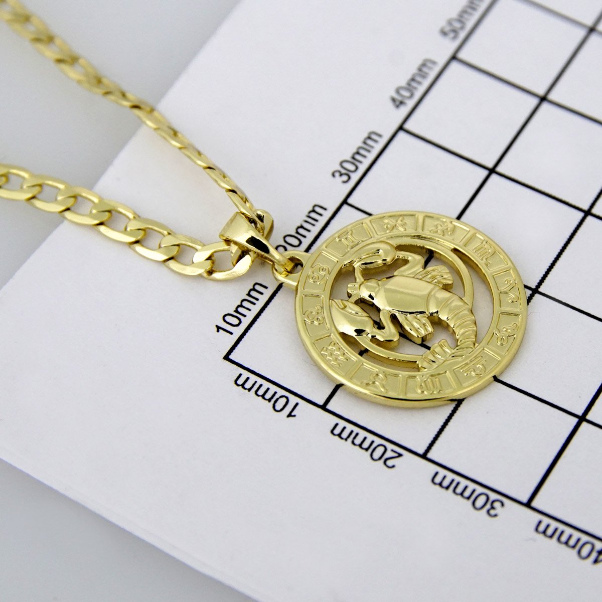 Cadenas & Colgantes/ Chain W/Pendants / 14K Real Color/ 3mm X 45cm FREE SHIPPING OVER $50.00 DOLLAR PURCHASE///SET62 - Image 5