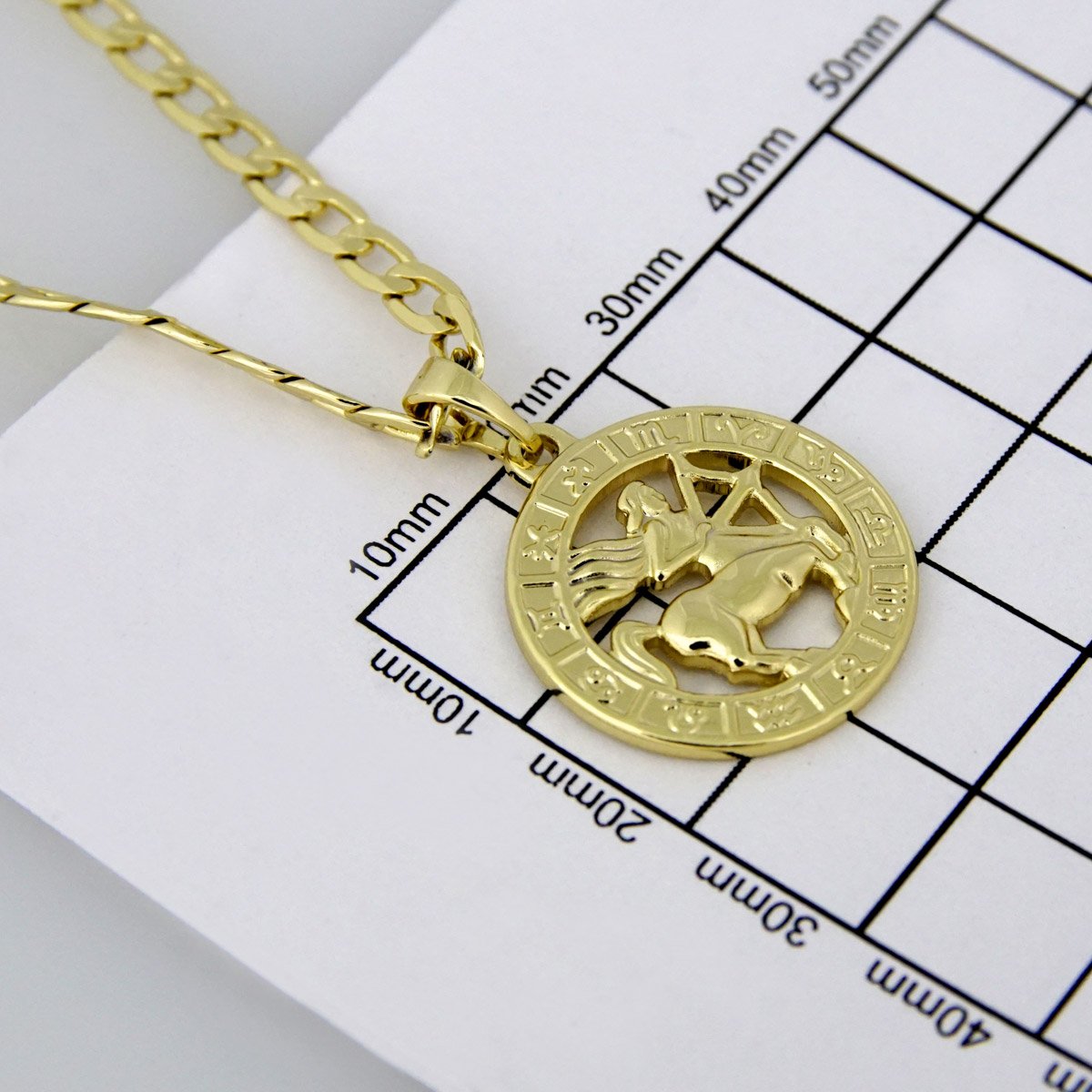 Cadenas & Colgantes/ Chain W/Pendants / 14K Real Color/ 3mm X 45cm// SET64 - Image 5