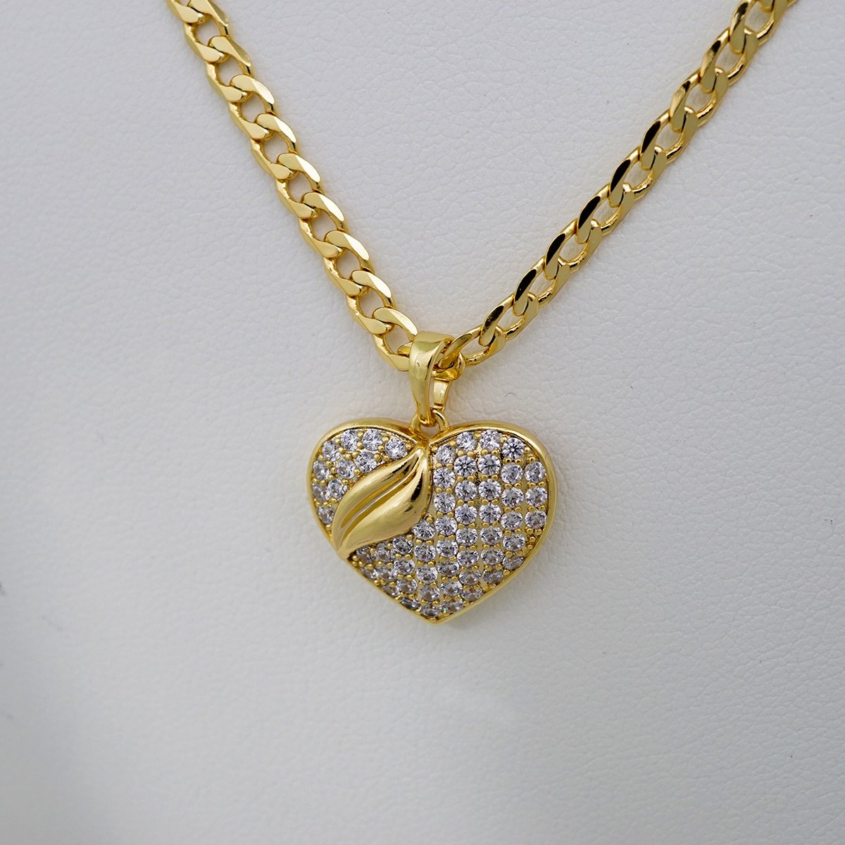 Cadenas & Colgantes & Earrings/ Rings/Bracelets/ Chain W/Pendants /14K Real Color/Zircon Stone// SET650 - Image 4