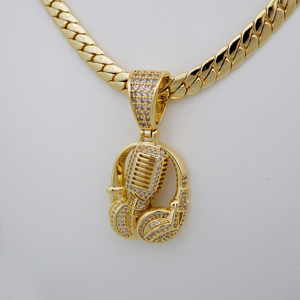 Cadenas & Colgantes/ Chain /Pendants/ 14K Real Color/ Zircon Stone/ 6mm // SET658 - Image 2