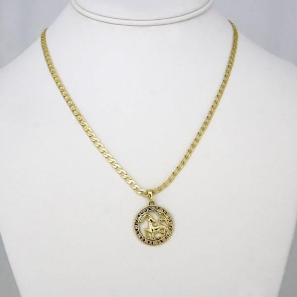 Cadenas & Colgantes/ Chain W/Pendants / 14K Real Color/ 3mm X 45cm  FREE SHIPPING OVER $50.00 DOLLAR PURCHASE///SET67