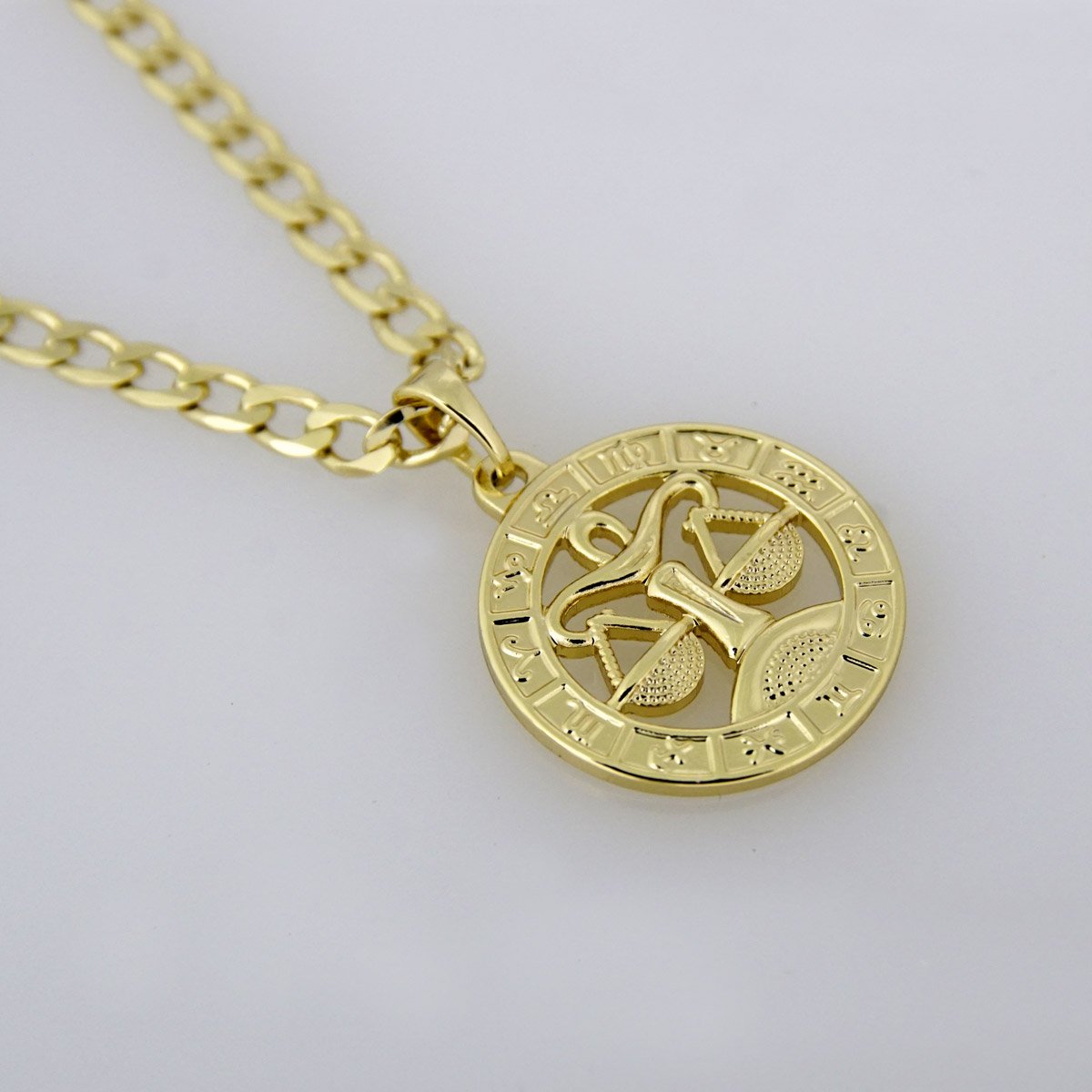 Cadenas & Colgantes/ Chain W/Pendants / 14K Real Color/ 3mm X 45cm// SET68 - Image 3