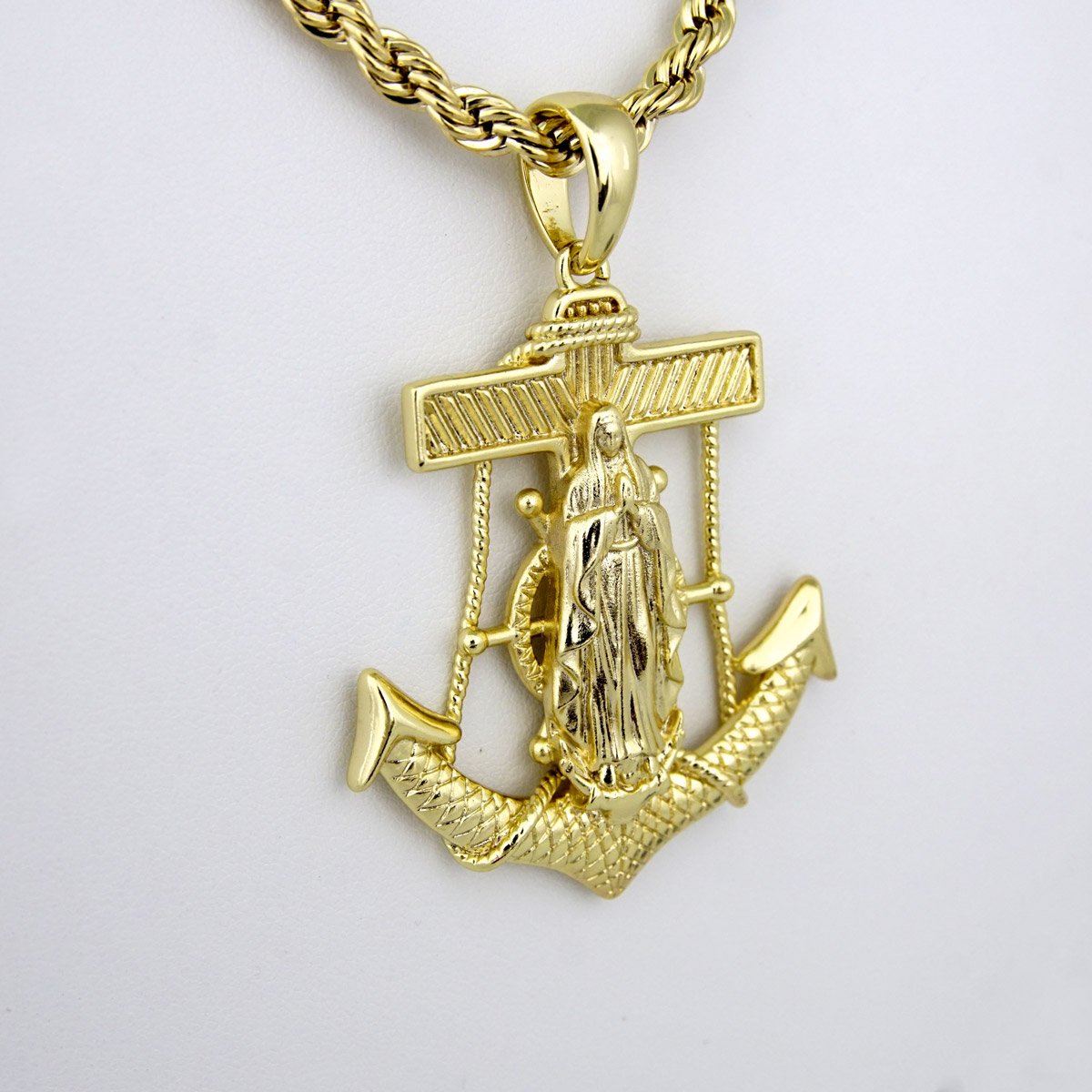 Cadenas & Colgantes/ Chain W/Pendants / 14K Real Color/ 6mm X 60cm// SET71 - Image 2