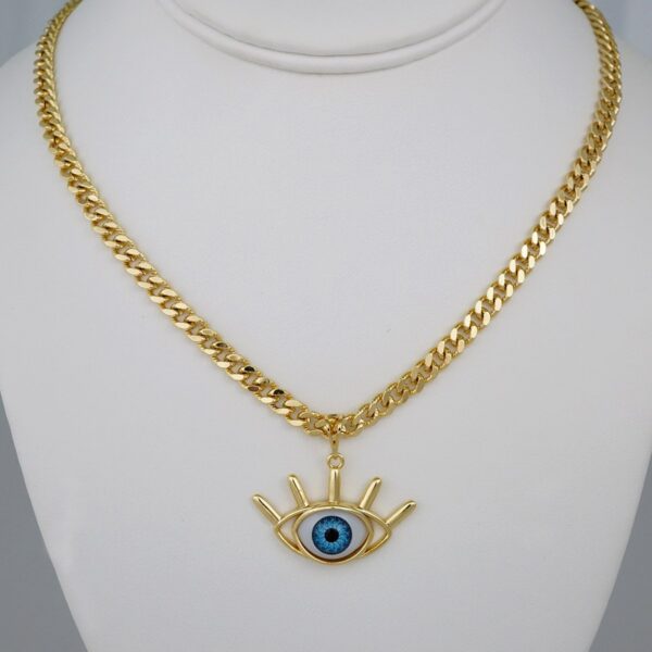 Cadenas & Colgantes/ Chain W/Pendants /14K Real Color/Zircon Stone/ 6mmx 50cm// SET737
