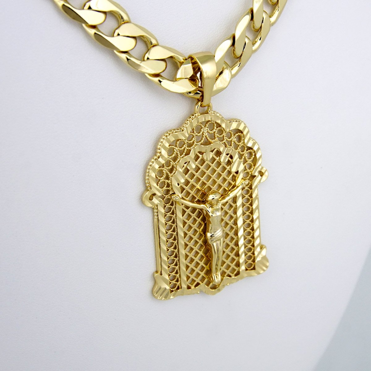 Cadenas & Colgantes/ Chain W/Pendants / 14K Real Color/ 10mm X 50cm// SET74 - Image 2