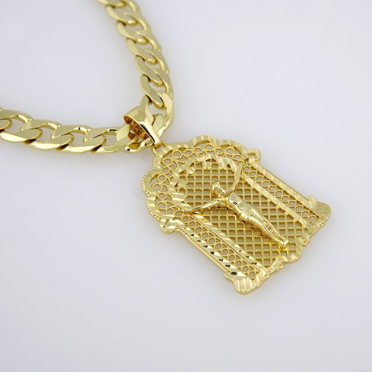 Cadenas & Colgantes/ Chain W/Pendants / 14K Real Color/ 10mm X 50cm// SET74 - Image 3