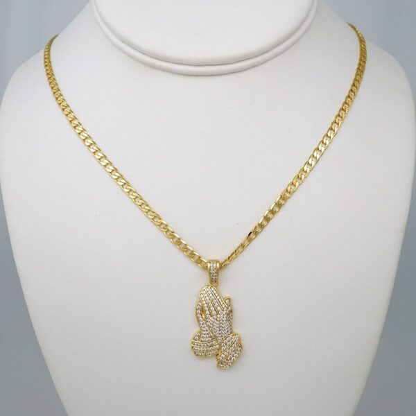 Cadenas & Colgantes/ Chain /Pendants /14K Real Color/Zircon Stone/3mmx60cm// SET745