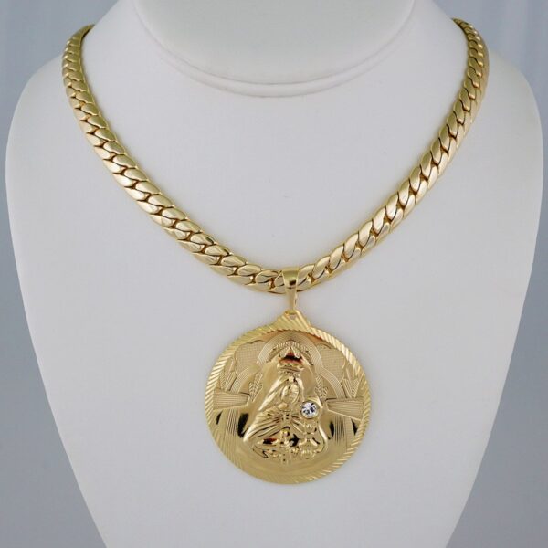 Cadenas & Colgantes/ Chain Men/Pendants/ 14K Real Color/ Plain/ 8mm x50cm// SET782