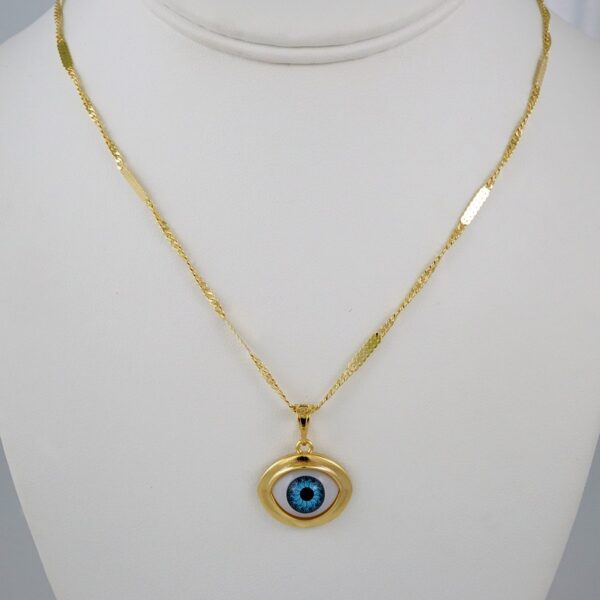 Cadenas & Colgantes/ Chain W/Pendants /  14K Real Color/  Zircon Stone/  3mmx45cm// SET796