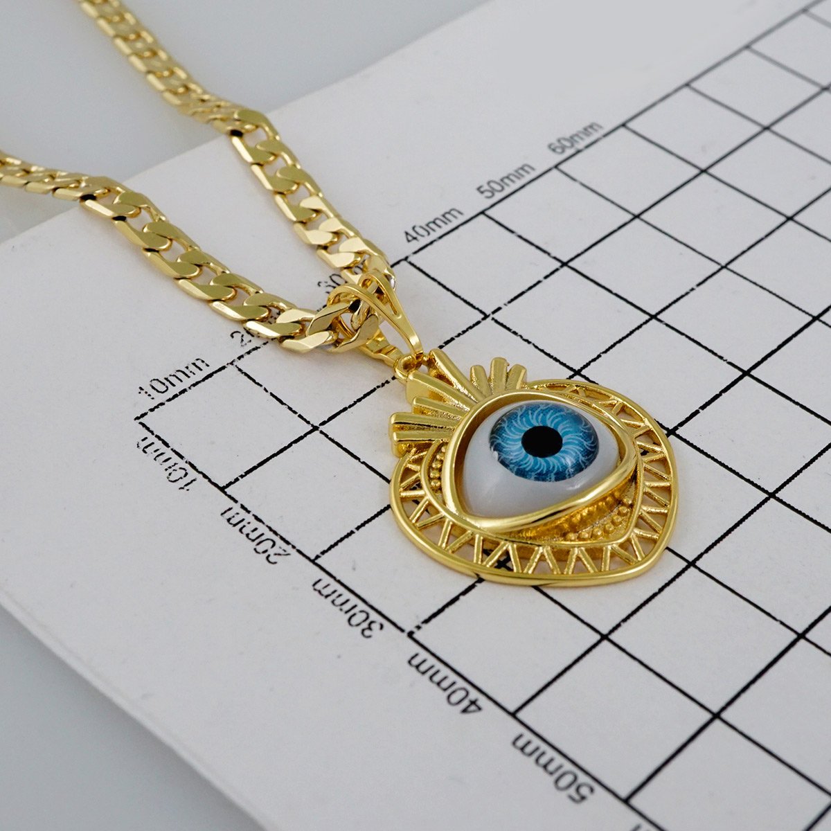 Cadenas & Colgantes/ Chain W/Pendants / 14K Real Color/ Zircon Stone/ 5mm// SET798 - Image 3