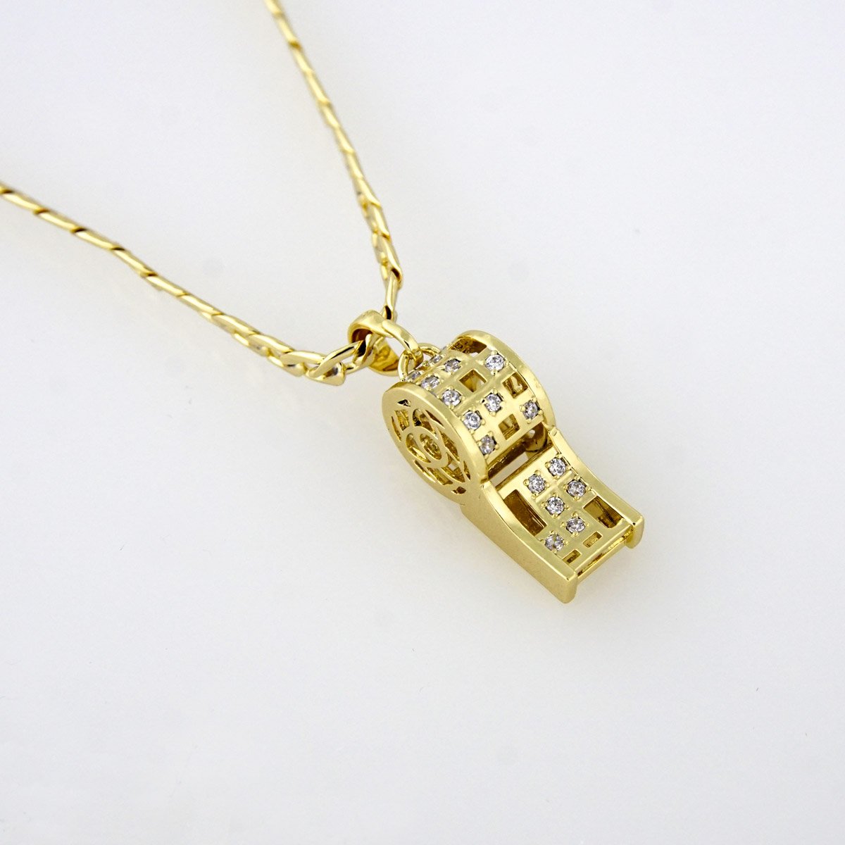 Cadenas & Colgantes/ Chain W/Pendants / 14K Real Color/ 3mm X 45cm FREE SHIPPING OVER $50.00 DOLLAR PURCHASE///SET81 - Image 3