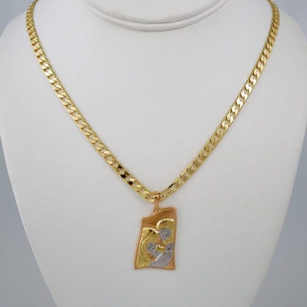 Cadenas & Colgantes/ Chain Men/Pendants/ Three Tone/ Plain/ 6mm x60cm// SET828