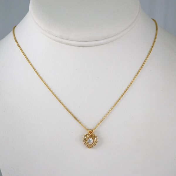 Cadenas & Colgantes/ Chain W/Pendants /  14K Real Color/  Zircon Stone/  2mm x50cm// SET833