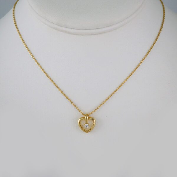 Cadenas & Colgantes/ Chain W/Pendants /  14K Real Color/  Zircon Stone/  2mm x45cm// SET835