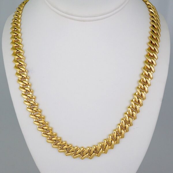 Chains/ Cadenas/Plain/ 14K Real Color/  Cierre Original/  10mmx60cm// SET871