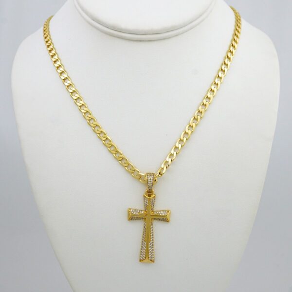 Cadenas & Colgantes/ Chain /Pendants /  14K Real Color/  Zircon Stone/  6mmx60cm// SET941