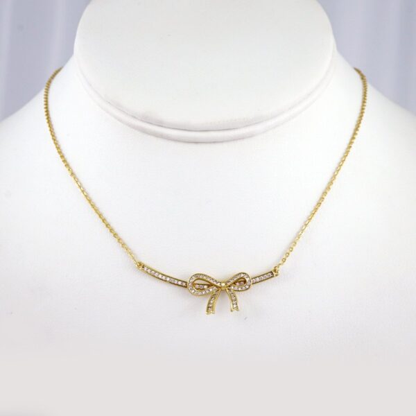 Cadenas & Colgantes/ Chain W/Pendants / 14K Real Color/ Zircon Stone/ 2mmx45cm// SET950