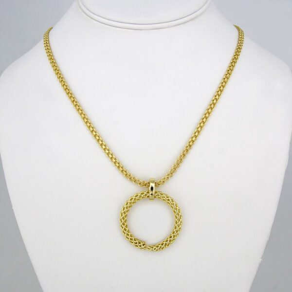 Cadenas & Colgantes/ Chain W/  Pendants/ 14K Real Color/ Zircon Stone/ 5mm x 50cm// SET96