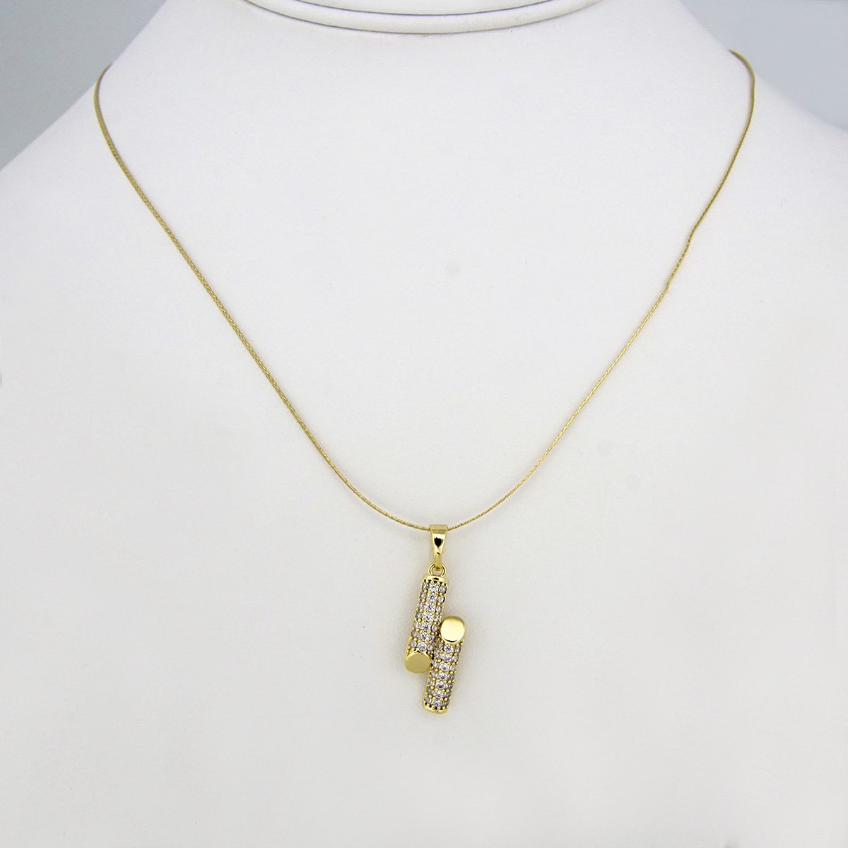 Cadenas & Colgantes/ Chain W/Pendants / 14K Real Color/Zircon Stone// SET97