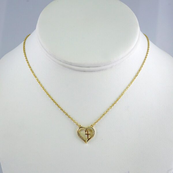 Cadenas & Colgantes/ Chain W/Pendants / 14K Real Color/ Zircon Stone/ 2mmx45cm// SET986