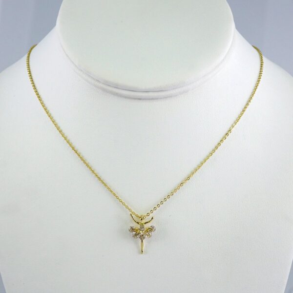 Cadenas & Colgantes/ Chain W/Pendants / 14K Real Color/ Zircon Stone/ 2mmx45cm// SET987