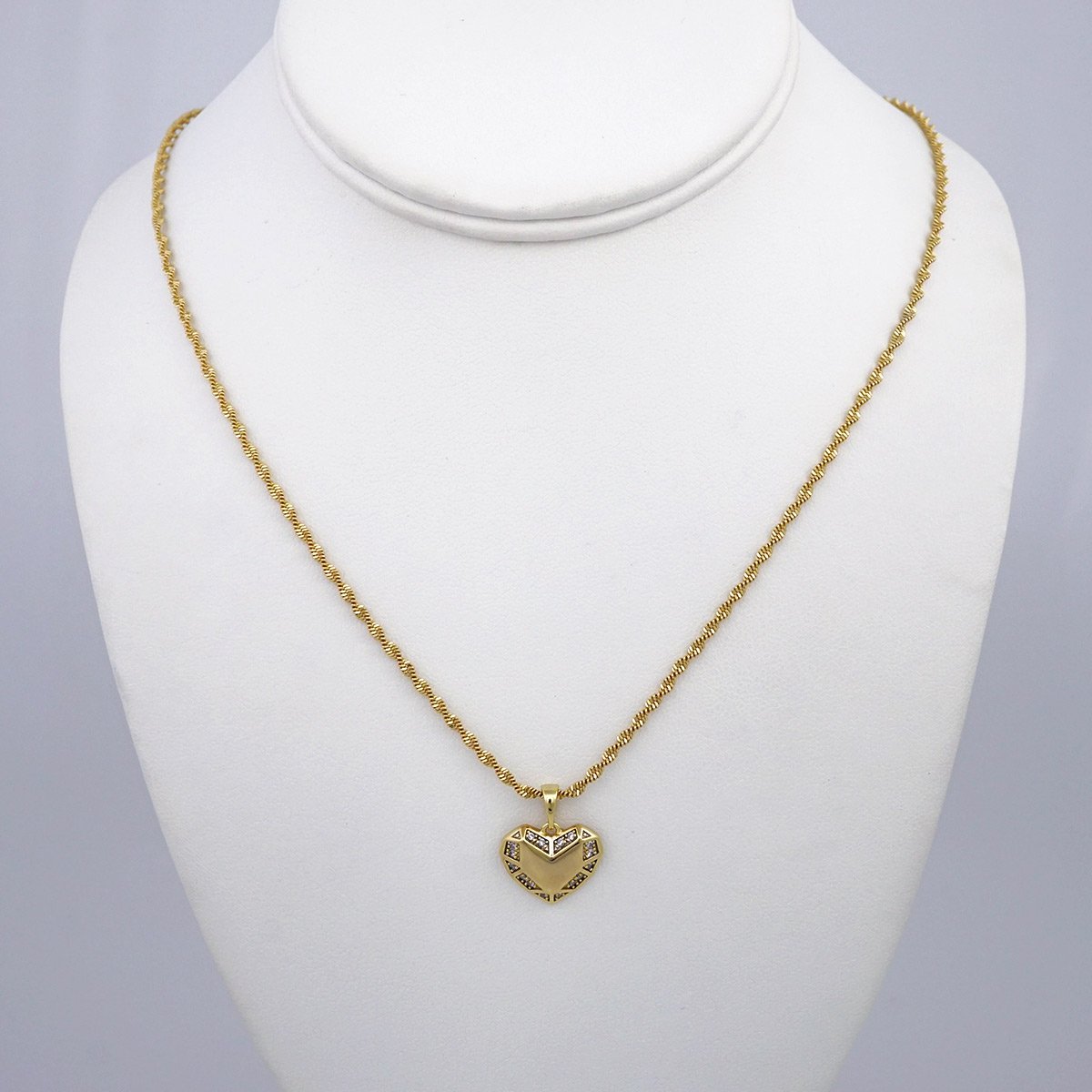 Cadenas & Colgantes/ Chain W/Pendants / 14K Real Color/ Zircon Stone/ 3mmx60cm// SET998