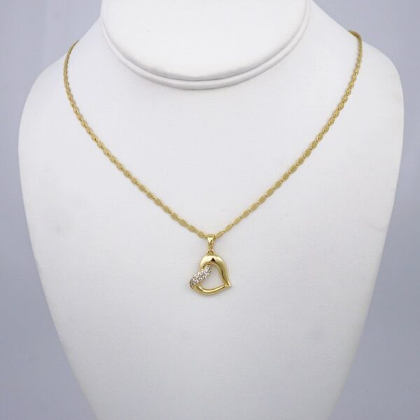 Cadenas & Colgantes/ Chain W/Pendants /  14K Real Color/  Zircon Stone/  3mmx45cm// SET999