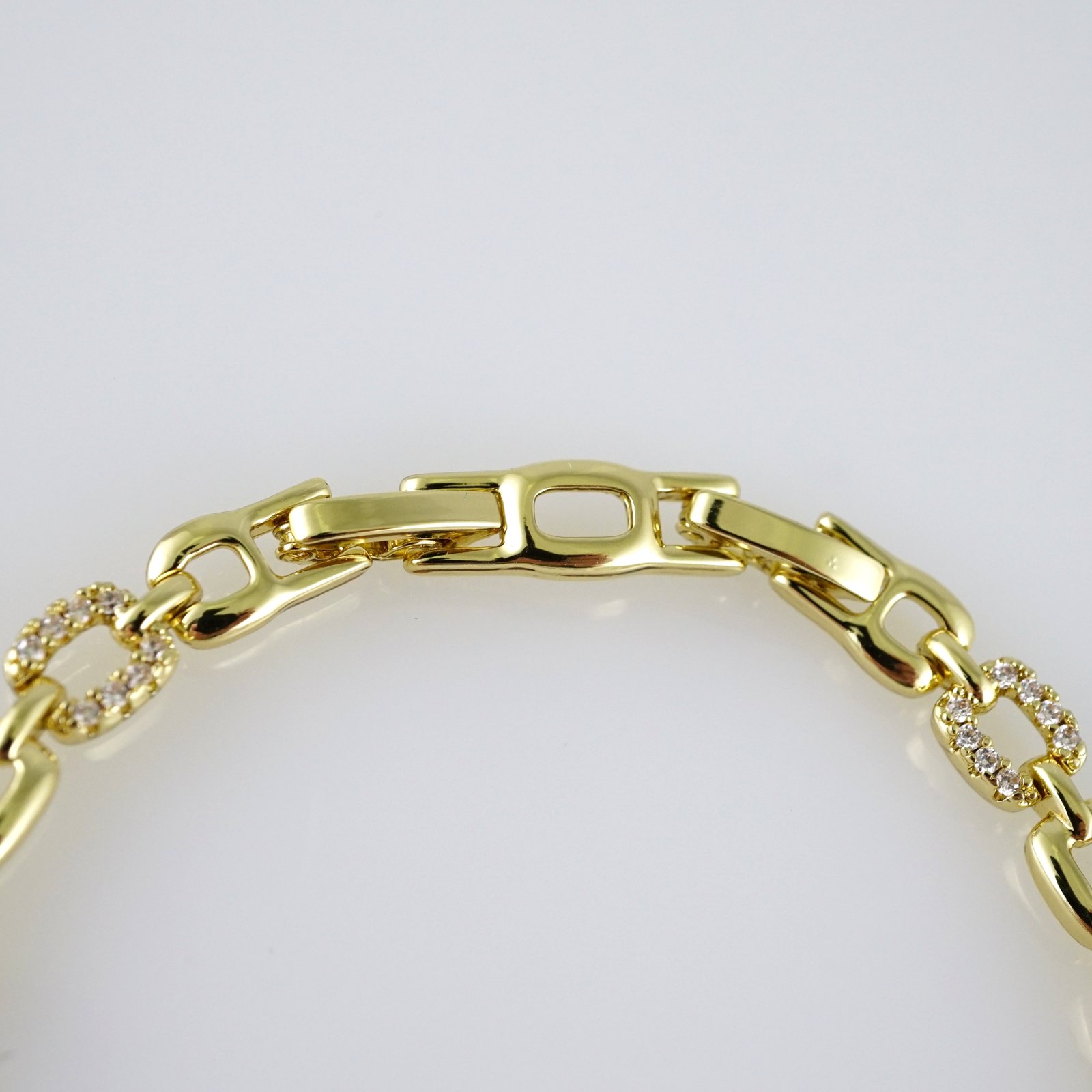 B1817 Bracelet - Pulseras - Zircon Stone - 14K Real Color - Image 3