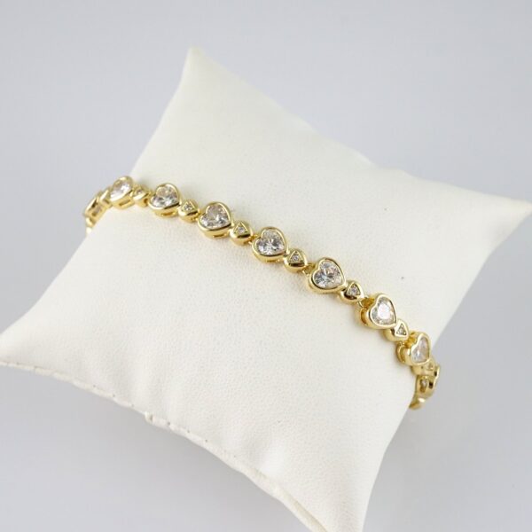 B1819 Bracelet - Pulseras - Zircon Stone - 14K Real Color