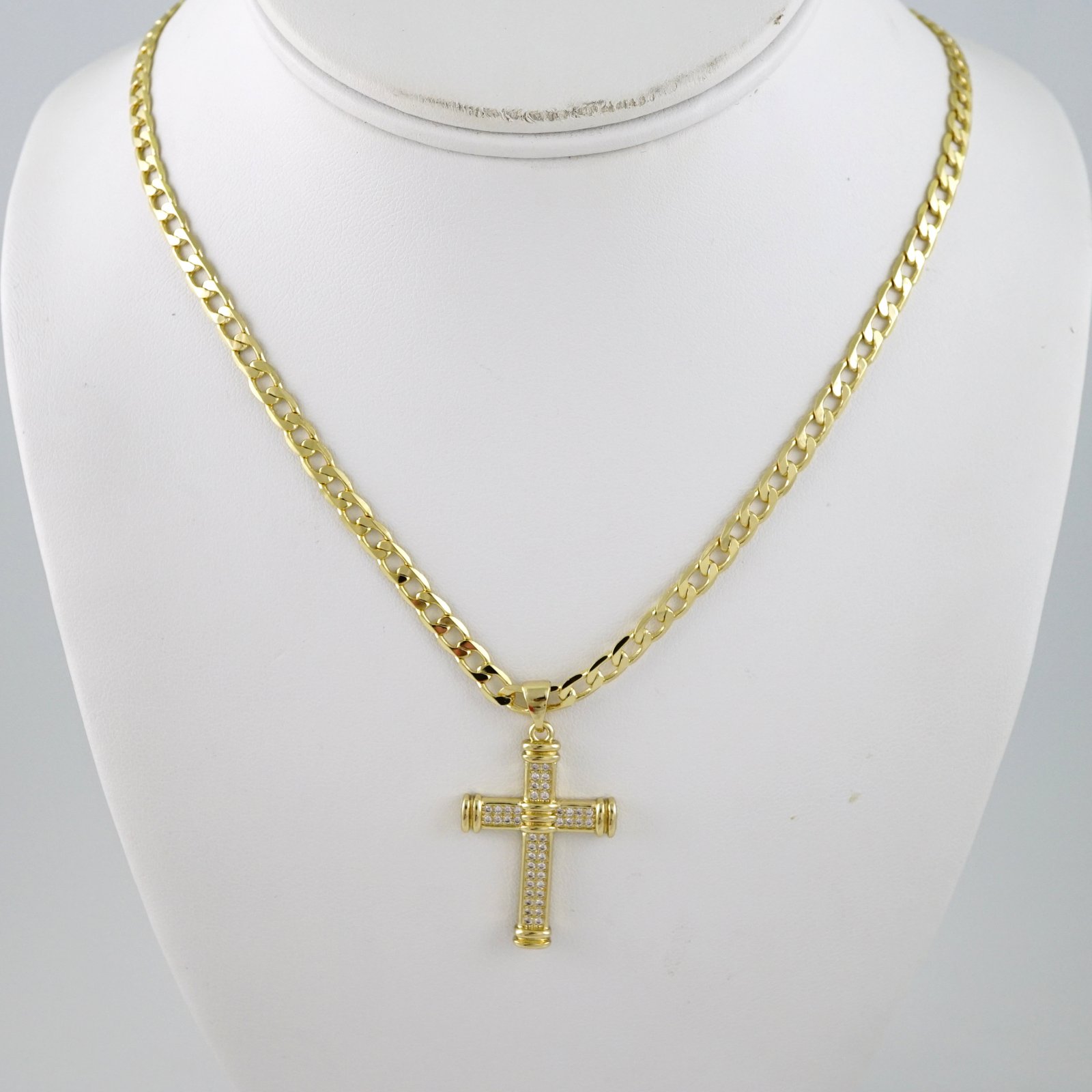 SET1852 Cadenas & Colgantes - Chain - Pendants - Zircon Stone - 14K Real Color