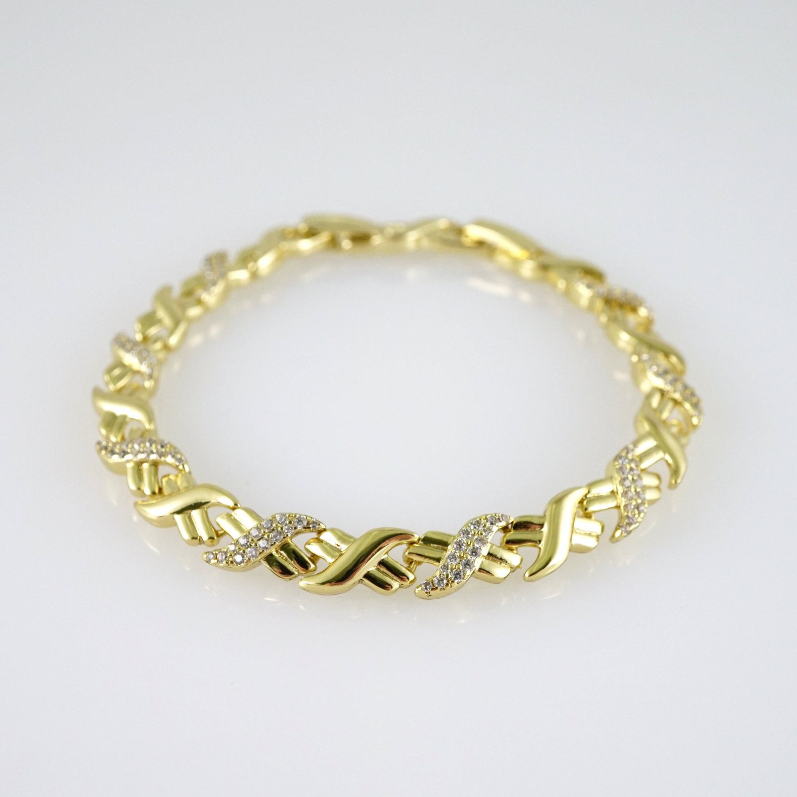 B1825 Bracelet - Pulseras - Zircon Stone - 14K Real Color - Image 2